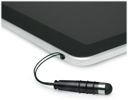 SJCAM A20 Stylus Pen, Boxwave® [מיני חרט קיבולי] קצה גומי קטן עט חרט קיבולי עבור SJCAM A20 - Jet Black